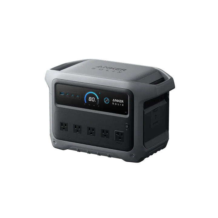 Anker SOLIX C1000 Gen 2 con tomas de Estados Unidos, vista frontal en ángulo