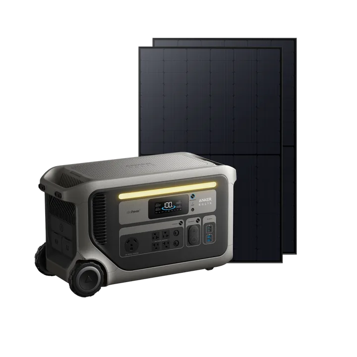 F3000 + 440W × 2 Rigid Solar Panel
